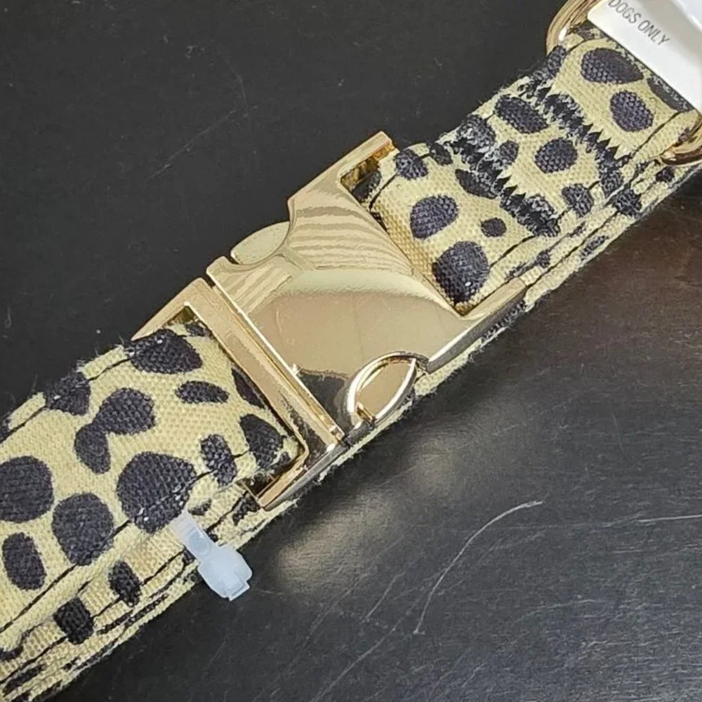 Animal Print with Buckle Branding Dog Collar | Boots & Barkley | Medium